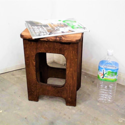 折りたたみ木製スツール　 7枚目の画像