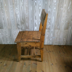 ツートンカラーの木製椅子、完成品（キットもあり）受注生産品 4枚目の画像