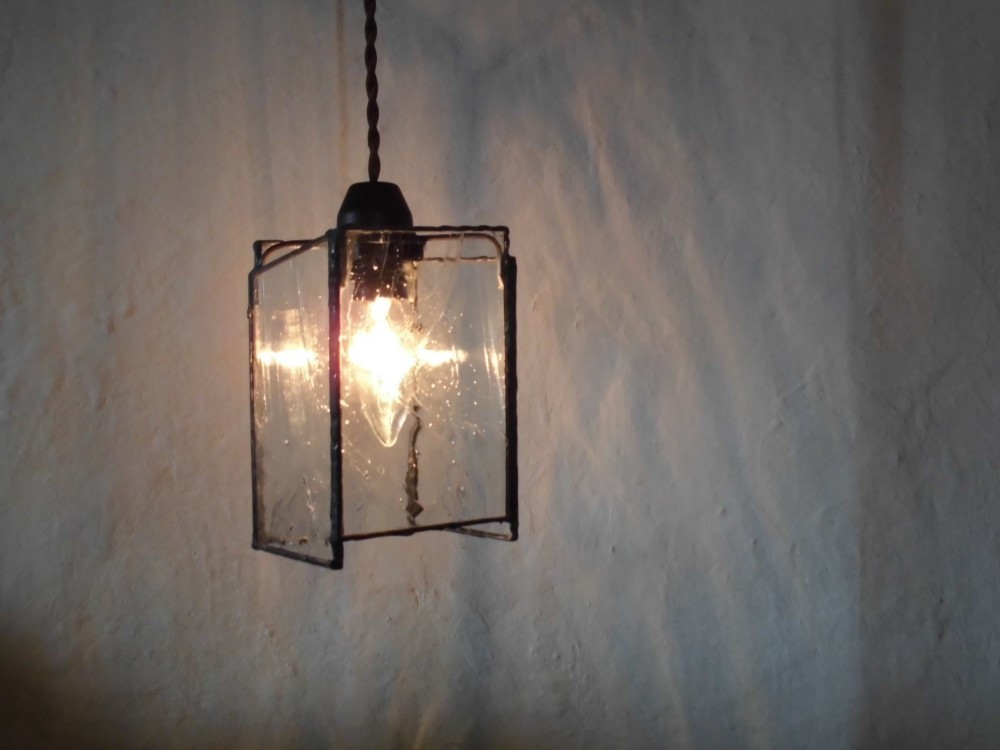 アルトドイッチェのペンダントランプ（四角）中サイズ　受注生産品