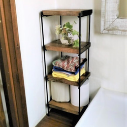 アイアン脚のシューズラック（3足9段、27足用） 靴箱・下駄箱