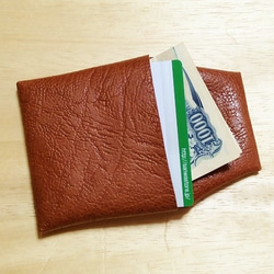 背ポケット付きカシメコインケース 5枚目の画像