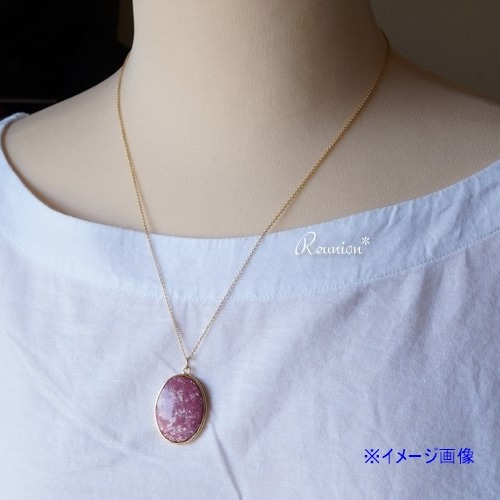 ノルウェー産 チューライトネックレス k14gf ネックレス・ペンダント 