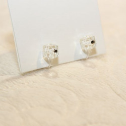 cubic & pearl earring 3枚目の画像