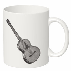 (名入れ対応)ギターのマグカップ【楽器シリーズ】 2枚目の画像