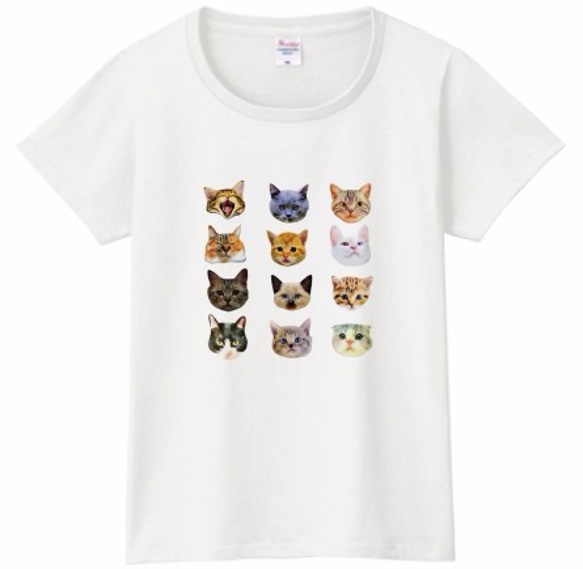 猫だらけＴシャツ 2枚目の画像