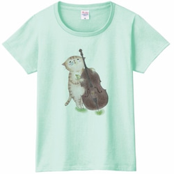 コントラバス猫のＴシャツ 6枚目の画像