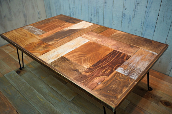 折りたたみ　テーブル　92cm  ローテーブル　リビングテーブル　センターテーブル　受注製作　 1枚目の画像