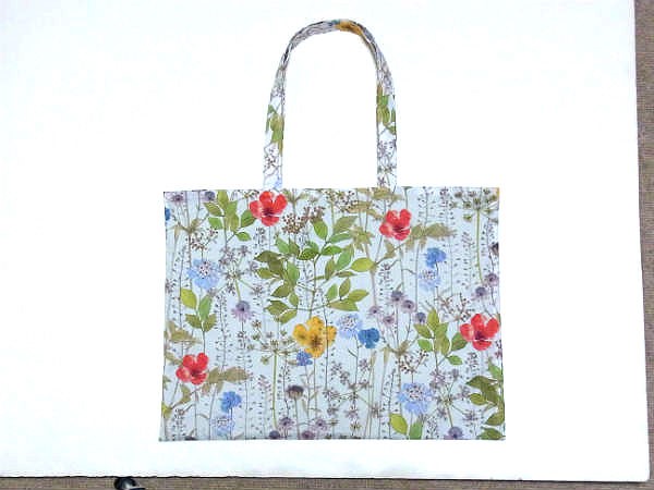 横長トートバッグ　リバティ  　イルマ（カラフル）∞受注制作∞