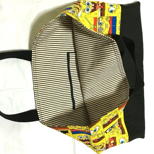 入園入学 スポンジボブのレッスンバッグ☆ その他入園グッズ cadasite