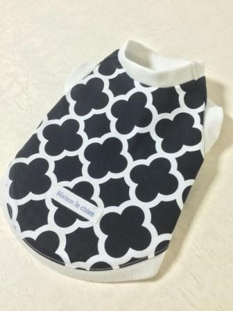 ☆幸せの四葉柄タンク☆ブラック 4,620円