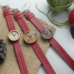 クリスマス限定「Red Leather×Maple / Cherry / Walnut」-38 3枚目の画像