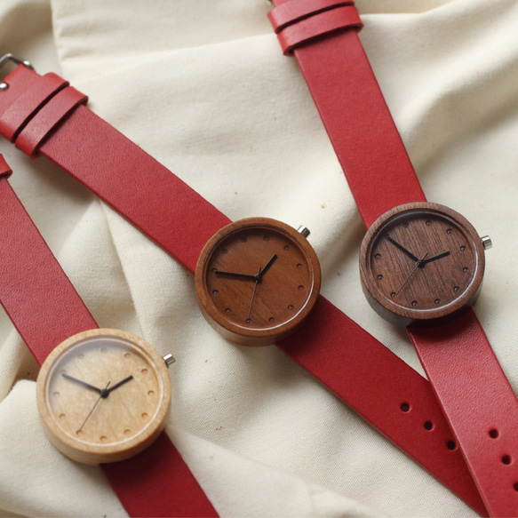 クリスマス限定「Red Leather×Maple / Cherry / Walnut」-32 1枚目の画像