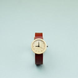 Maple × Red (Organic Swedish Leather) - 28 1枚目の画像