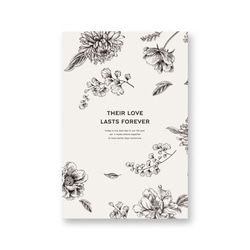 プロフィールブック 6P [La Fleur] | 巻き三折タイプ席次表 4枚目の画像