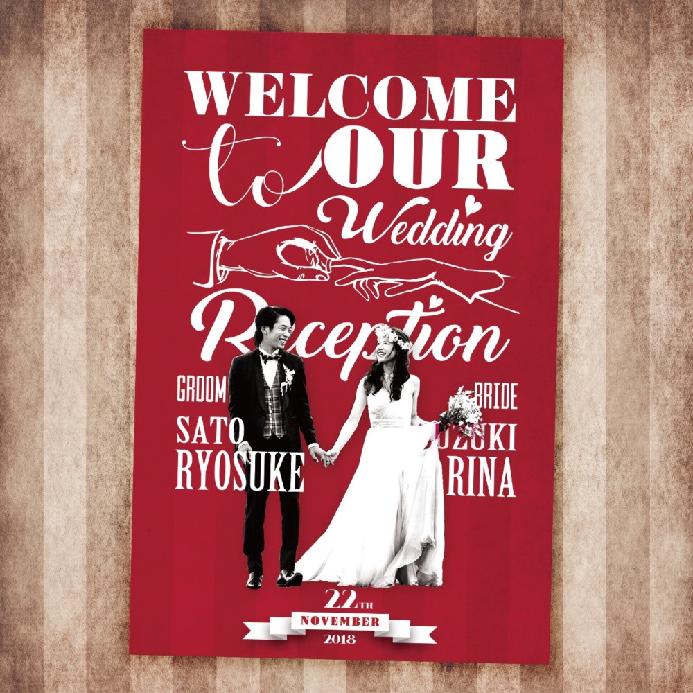 プロフィールブック 6P [Tricolor] | 巻き三折タイプ席次表・席札セット