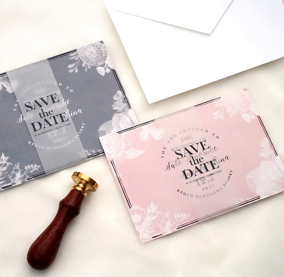 【送料無料】招待状sample［Pinky Blossom］| 結婚式・ウェディングペーパーアイテム 5枚目の画像