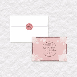 【送料無料】招待状sample［Pinky Blossom］| 結婚式・ウェディングペーパーアイテム 3枚目の画像