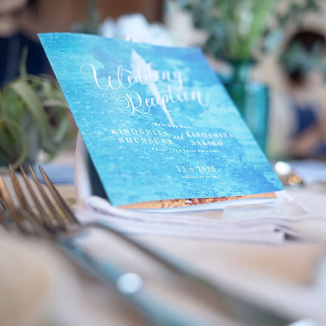 プロフィールブック 6P [Casupi Shell] | 巻き三折タイプ席次表