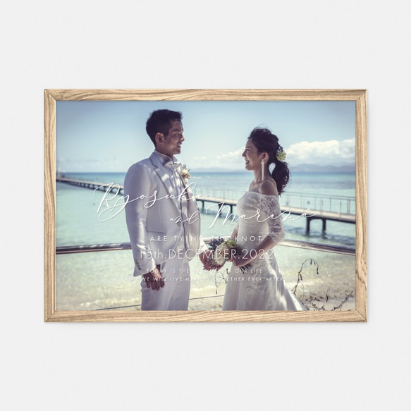 Photoウェルカムボード　TYPE C | 結婚式・ウェディング・受付 5枚目の画像