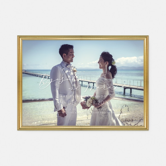 Photoウェルカムボード　TYPE C | 結婚式・ウェディング・受付 9枚目の画像