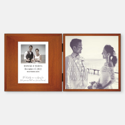 両親贈呈品［スクエア］TYPE-01 | 写真たて・結婚式・ウェディング・おしゃれ・海外風 3枚目の画像