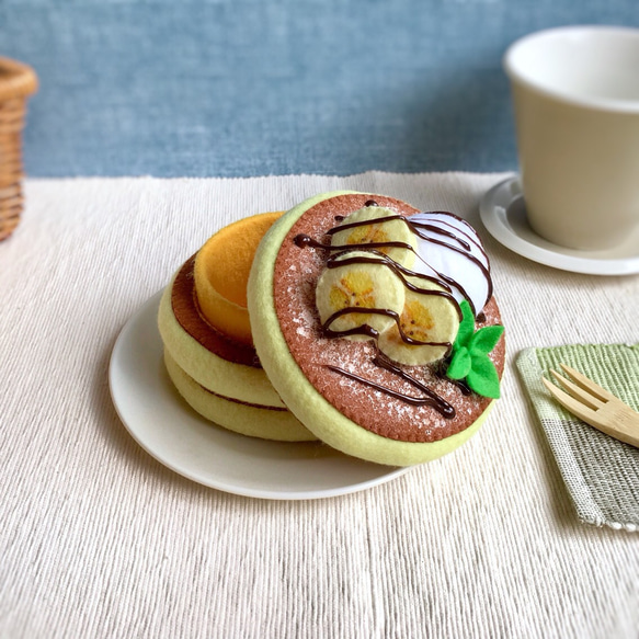 チョコバナナパンケーキの小物入れ 2枚目の画像