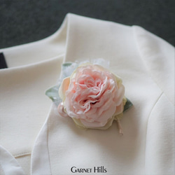 イングリッシュローズPINKのコサージュ 入学・卒業、セレモニーに