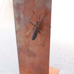 蟷螂(かまきり)metal insect series 銅壁 5枚目の画像