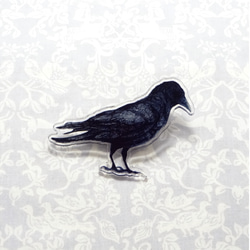 Crow brooch 1枚目の画像