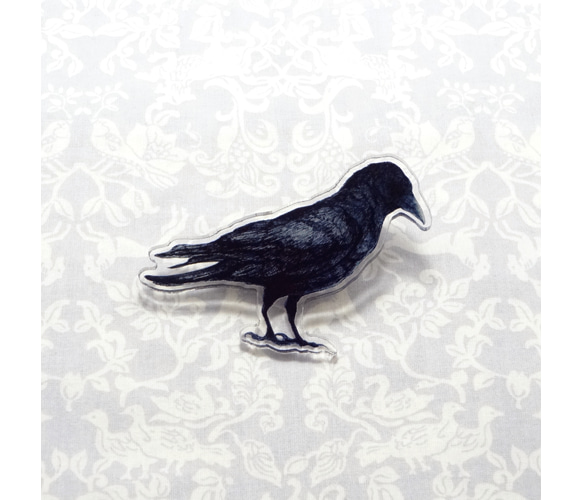 Crow brooch 1枚目の画像