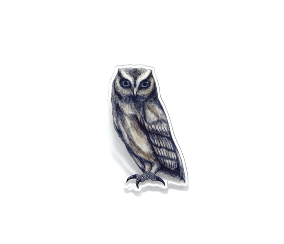 Owl brooch 3枚目の画像