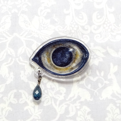 Owl eye brooch 1枚目の画像