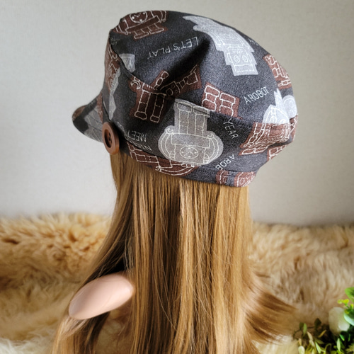 すっきりマリン ＊ キャスケット ☆コッカの可愛いイラストデニム  