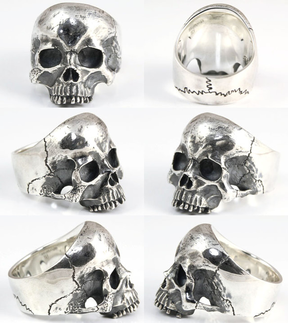 Human skull ring 02 2枚目の画像