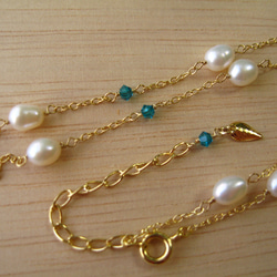 Fresh water pearl necklace vitamin colour 1枚目の画像