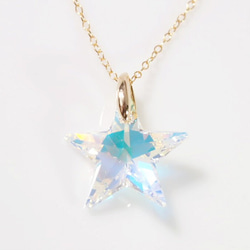 【14kgf】SWAROVSKIスワロフスキーネックレス《Star》 1枚目の画像