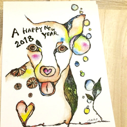 【感謝sale】2018年☆年賀postcard 10枚セット 2枚目の画像