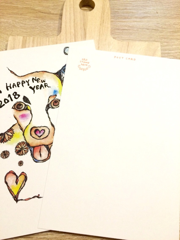 【感謝sale】2018年☆年賀postcard 10枚セット 3枚目の画像