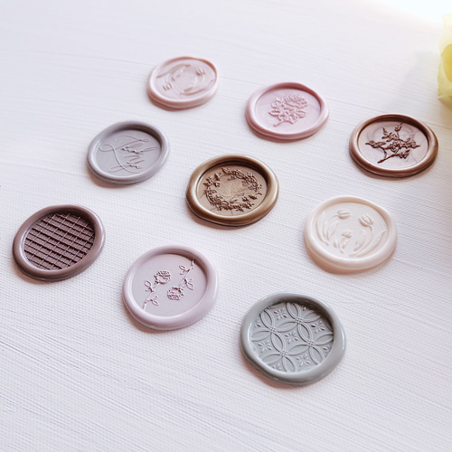 bonheur ‖ シーリングスタンプ ワックスシール ｜ 10枚1セット［ 招待