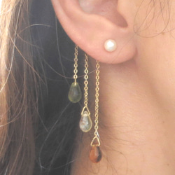 【再販】ピクニックのイヤーフック 1枚目の画像