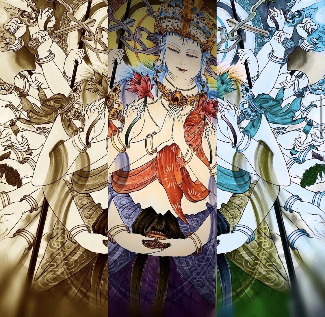 仏画承ります(御朱印受付中)