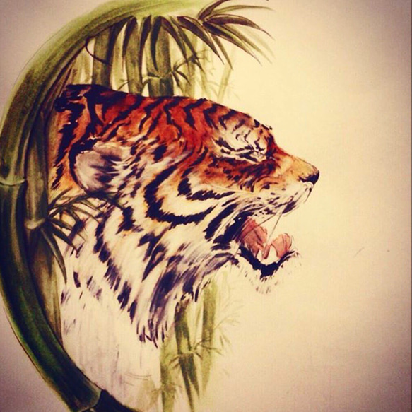 和風のイラストお描き致します