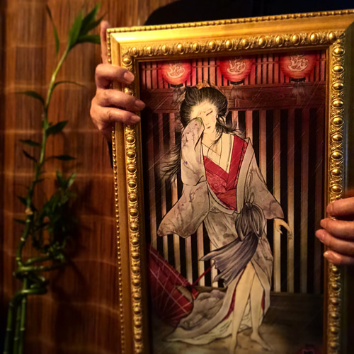 和風のイラストお描き致します