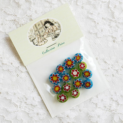 ガラスとんぼ玉 TO_011 14個カラーアソートセット とんぼ玉