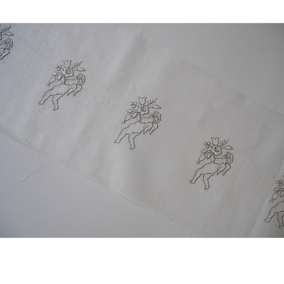 ヴィンテージ　刺繍テープ　エンゼル 3枚目の画像