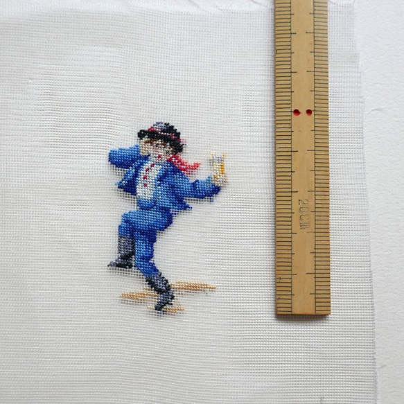 プチポアン　刺繍シート　男の子 2枚目の画像