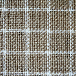 フランスリネン100%　クロスステッチ用カットクロス　格子S 6枚目の画像