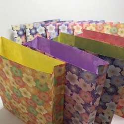 ヒラヒラヒラリ♫ 桜折り紙のギフト袋・１０枚・part②～紙袋・ラッピング袋～ 2枚目の画像