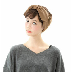 3WAY CORDUROY HAIR BAND/BEIGE　コーデュロイヘアバンド/ベージュ 4枚目の画像