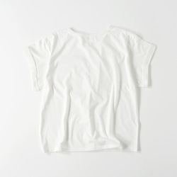 【受注制作】ロールアップTシャツ《白樺並木のシマエナガA》 2枚目の画像